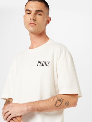Pequs - Camiseta en blanco