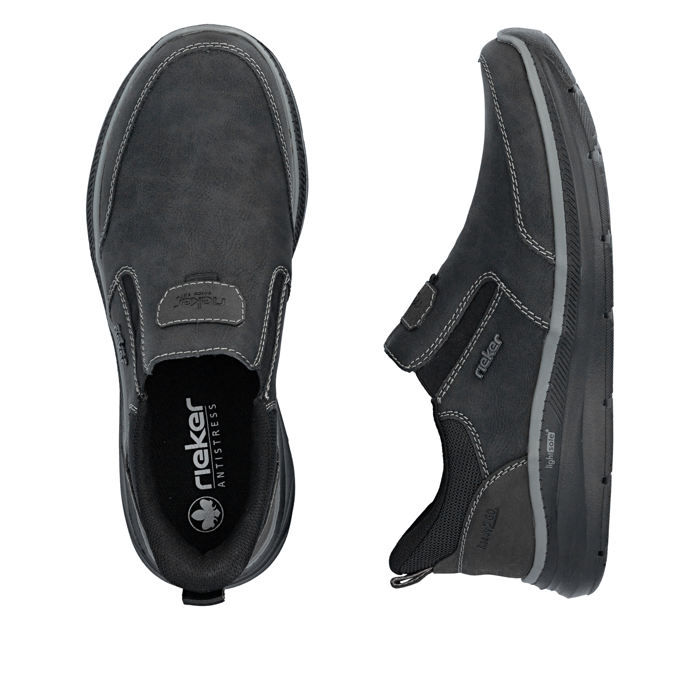 Rieker Slip On in Grau