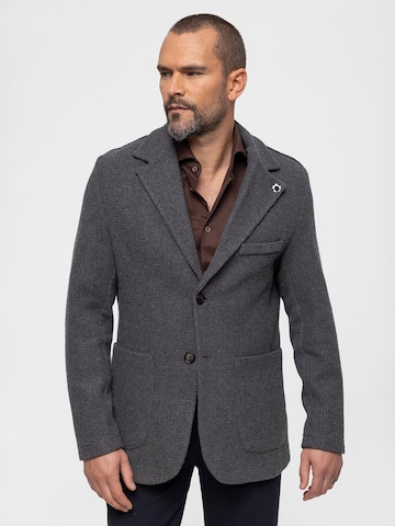 Coupe regular Veste de costume Antioch en gris : devant