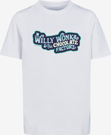 ABSOLUTE CULT Shirt 'Willy Wonka' in White: front