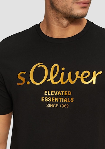 s.Oliver Shirt in Schwarz