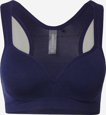 ONLY PLAY Bustier Sports-BH 'Martine' i blå: forside
