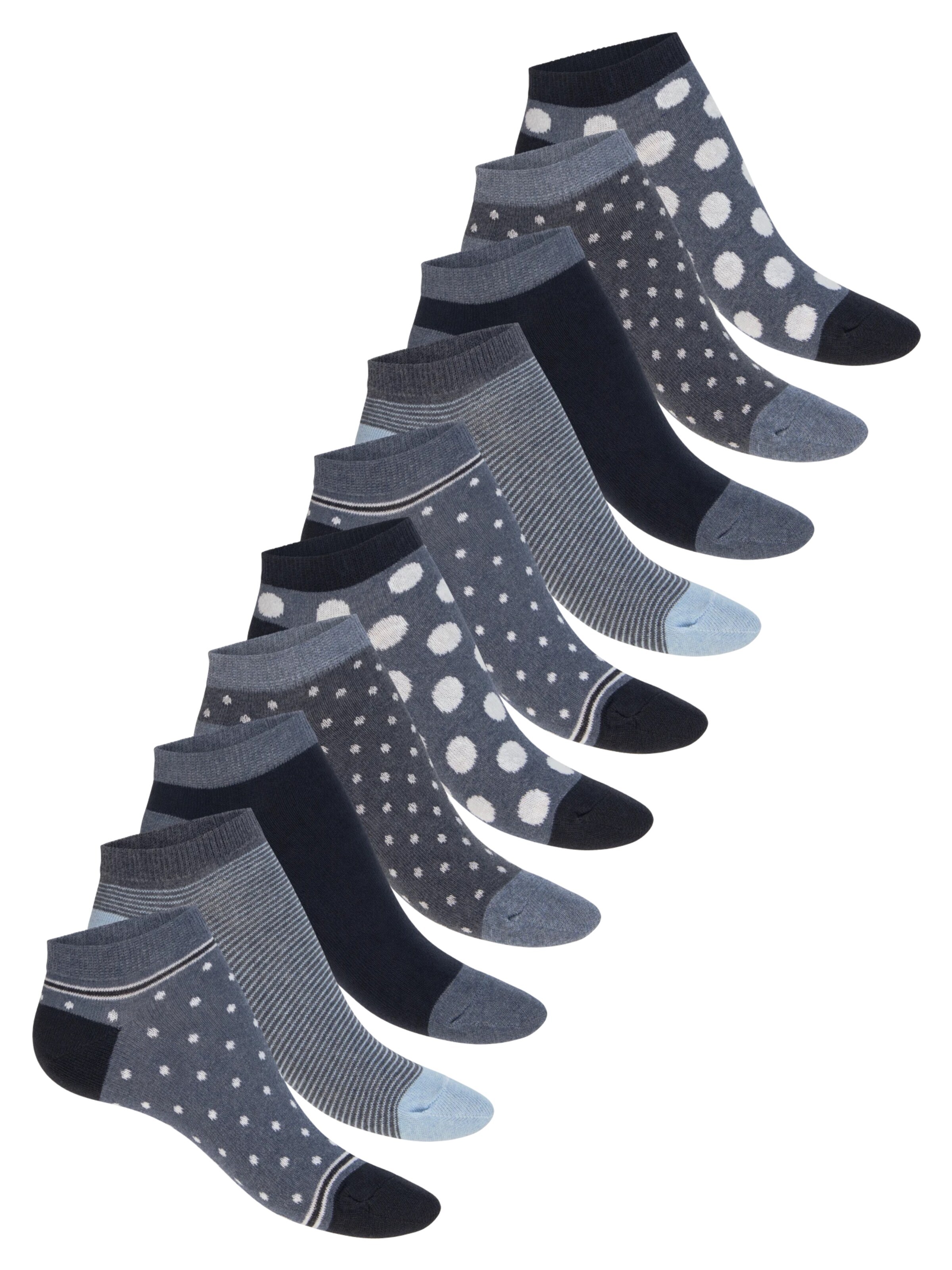 celodoro Füßlinge 'cute socks'‌‌‌‌‌‌‌‌‌ in Blau: Vorderseite