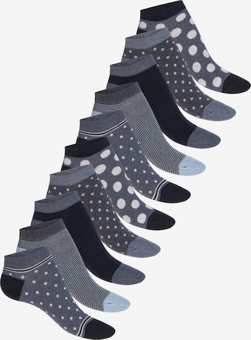 celodoro Ankle Socks 'cute socks' in Blue: front