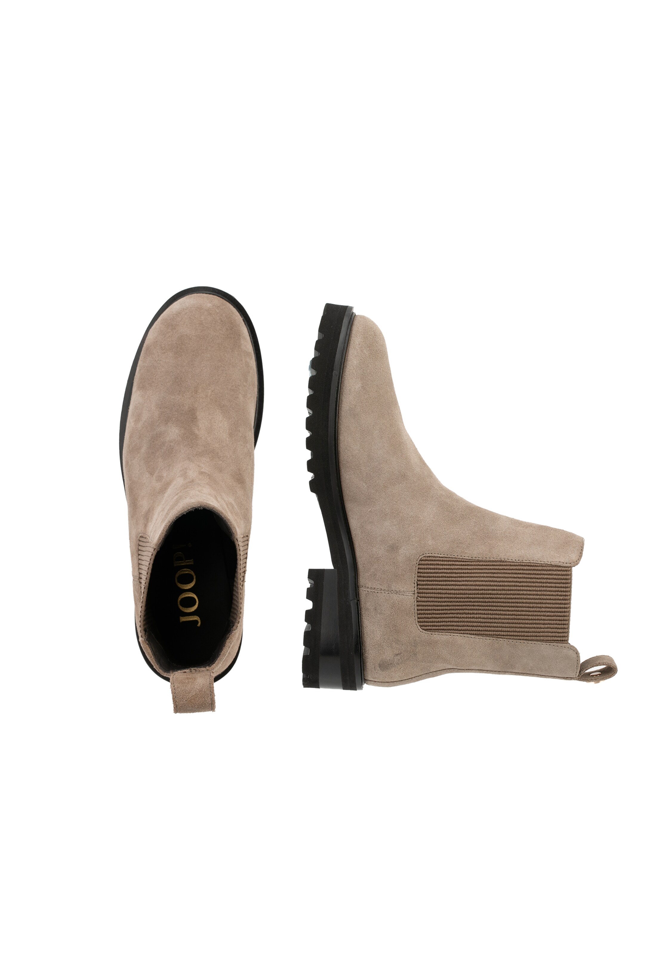 JOOP! Chelsea Boots 'Velluto Maria' in Braun