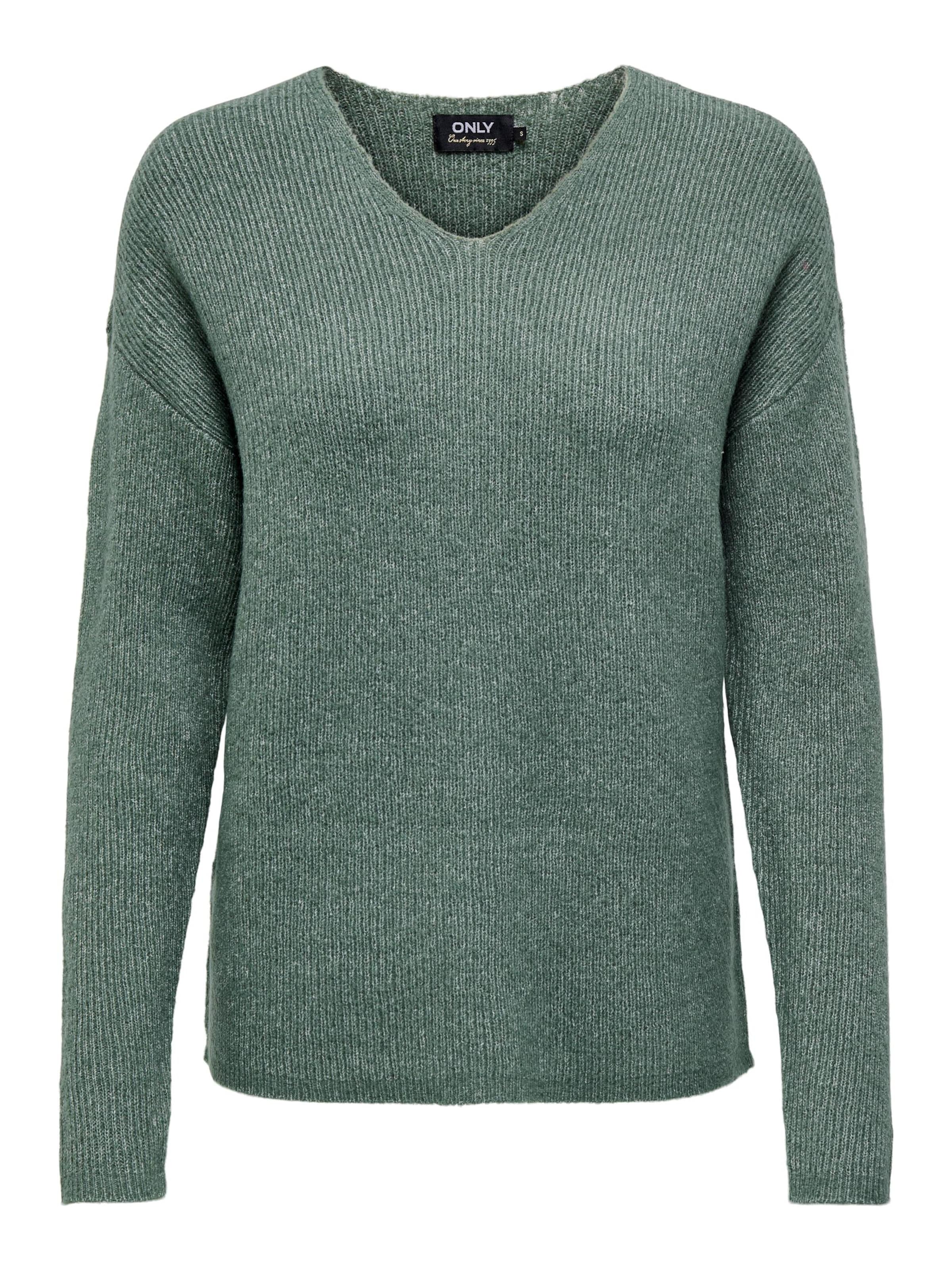 Pull-over 'ONLCamilla' ONLY en vert : devant