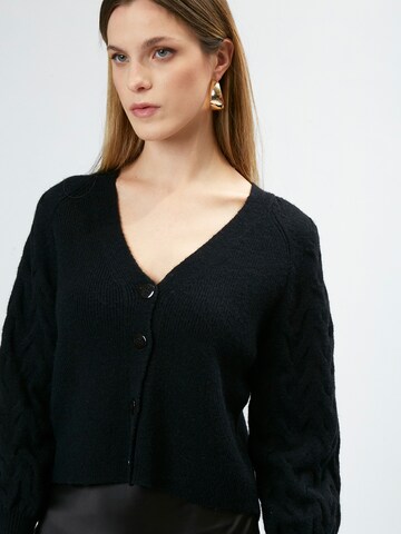 Influencer Knit cardigan in Black