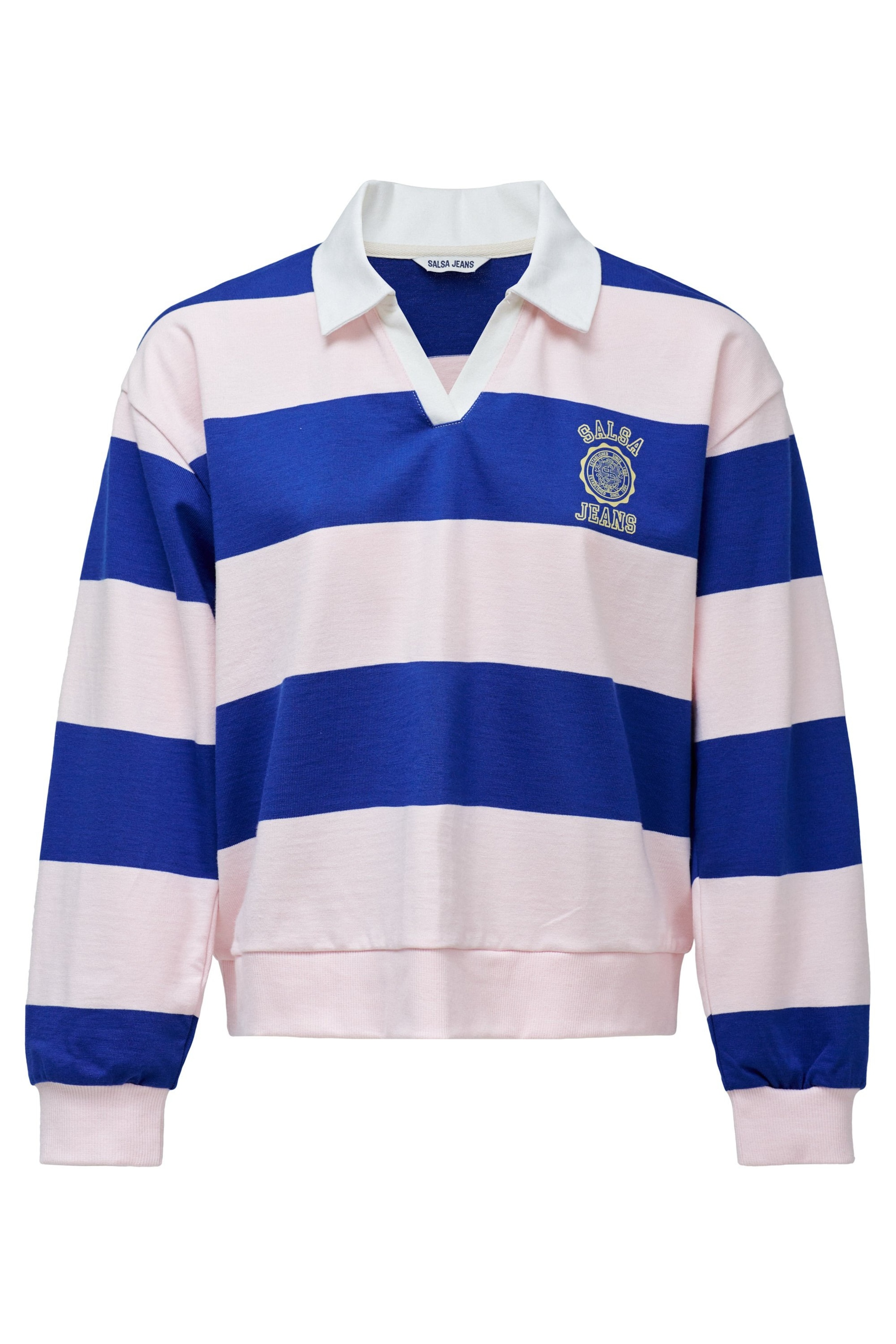 Salsa Jeans Langarm-shirts in Pink: Vorderseite