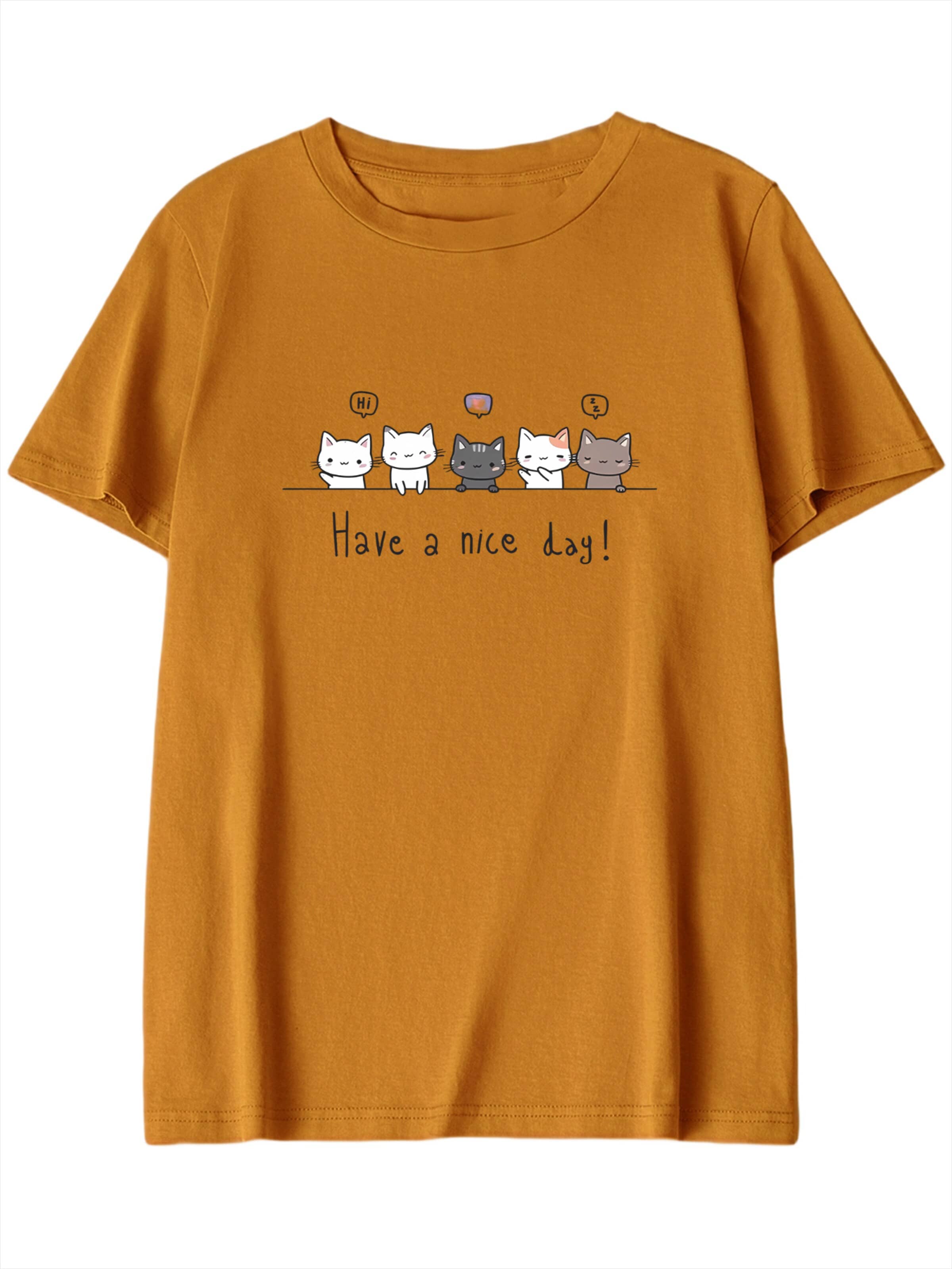 GORHEY Shirt in Oranje: voorkant