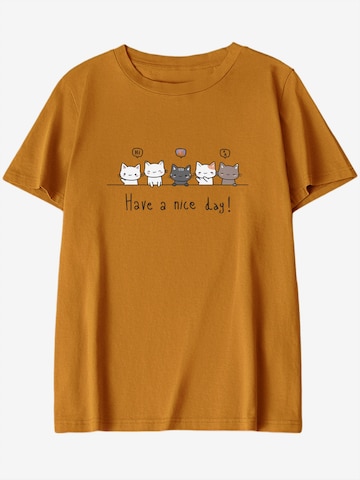 GORHEY Shirt in Oranje: voorkant