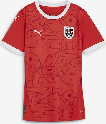 Maillot 'Österreich 2024' PUMA en rouge : devant