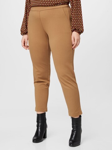 Michael Kors Plus - Skinny Pantalón en marrón: frente