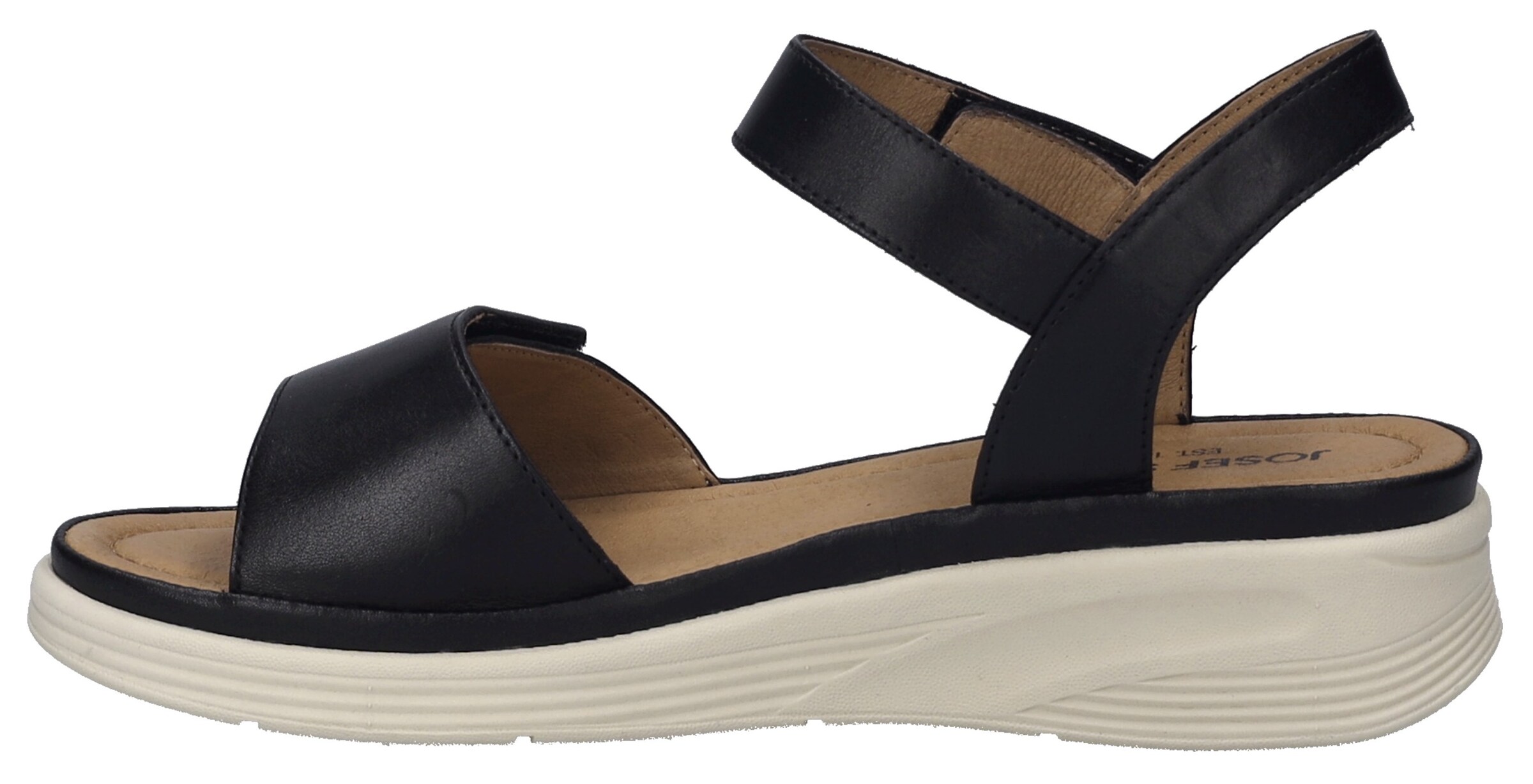 Sandales 'Sevran 01' JOSEF SEIBEL en noir : devant