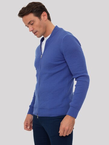 Sir Raymond Tailor Knit Cardigan 'Milan' in Blue