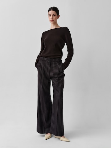 TATUUM - Pierna ancha Pantalón en marrón