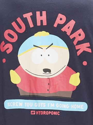 hydroponic - Camiseta 'Hydroponic x South Park Regular-Fit Cartman Graphic T-Shirt' en azul