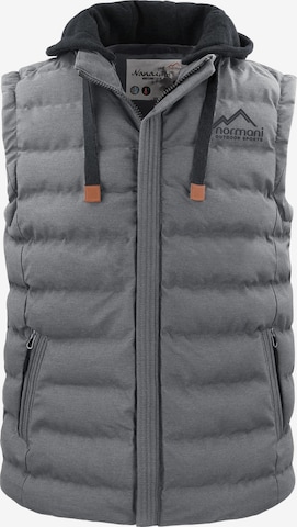 Gilet de sport 'Nanaimo' normani en gris : devant