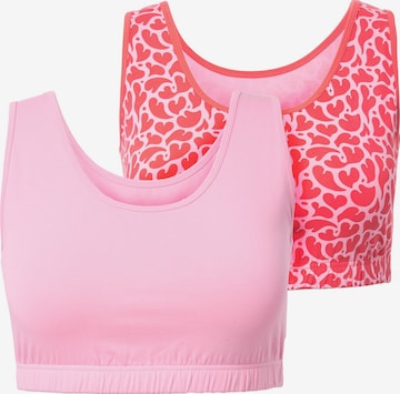 Ulla Popken Bustier Rintaliivi värissä vaaleanpunainen: etupuoli