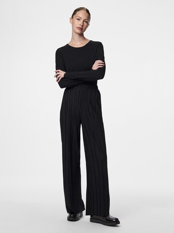 Wide Leg Pantalon PIECES en noir