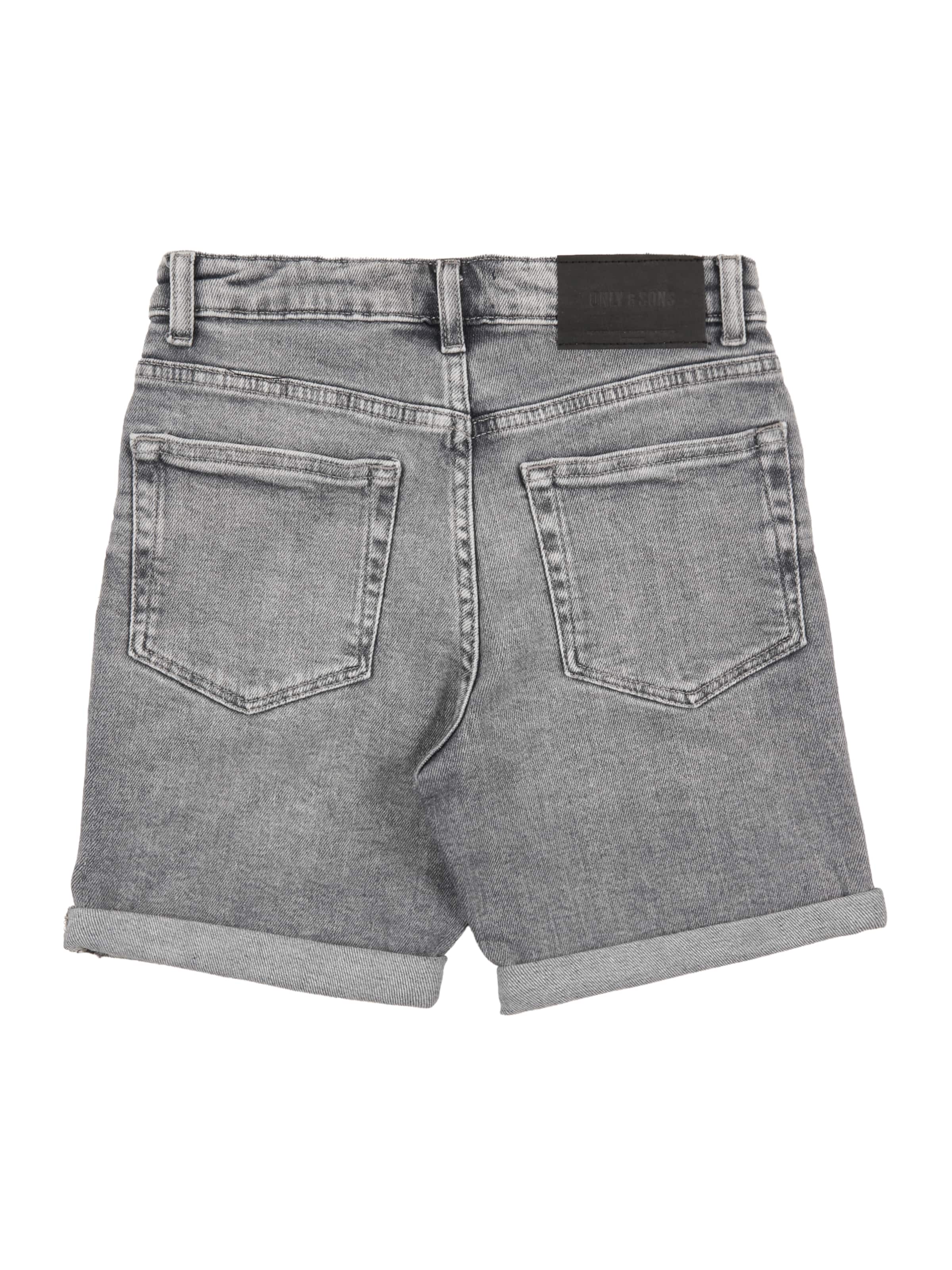 Only & Sons Junior Regular Shorts 'OSJPly' in Grau