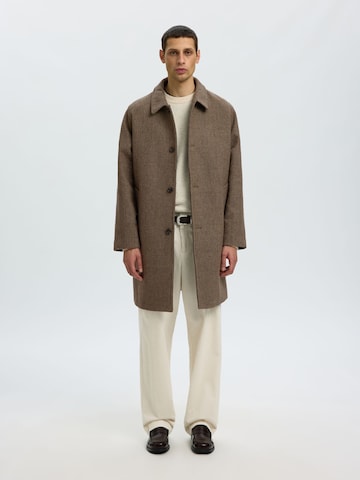 SELECTED Overgangsfrakke 'SLMRONNIE' i brun: forside