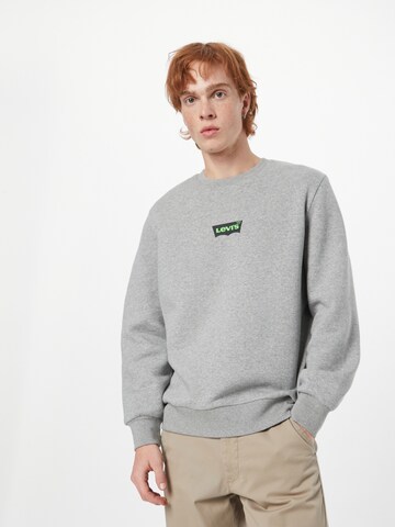 LEVI'S ® Mikina 'Standard Graphic Crew' - Sivá: predná strana