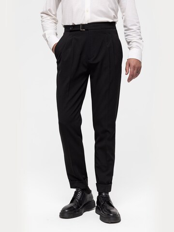 Regular Pantalon à pince Dandalo en noir : devant