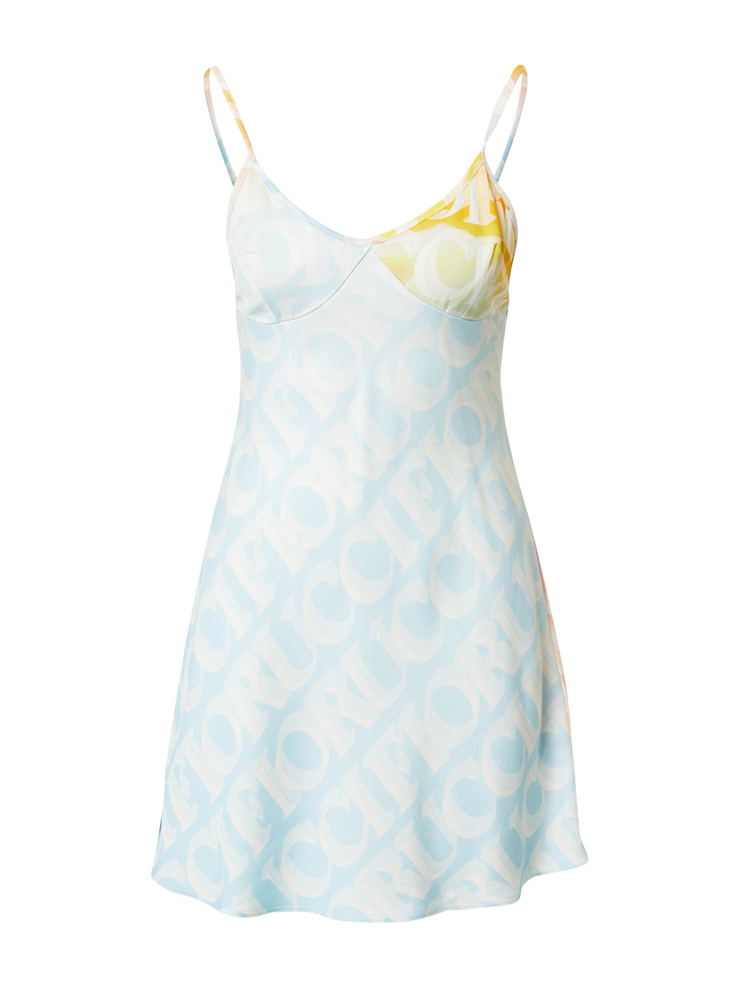 Fiorucci - Vestido em azul: frente