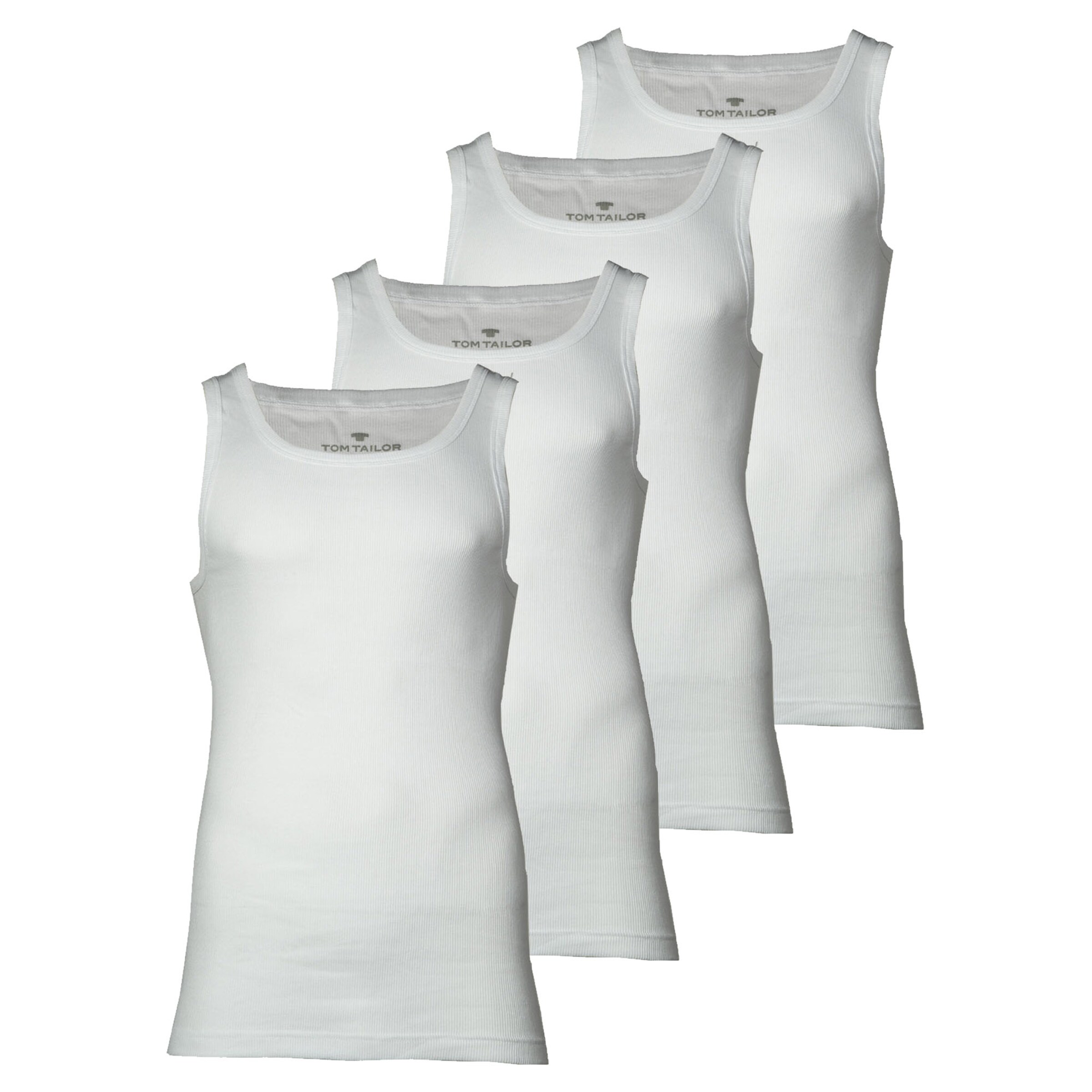 TOM TAILOR Podkoszulka w kolorze biały: przód