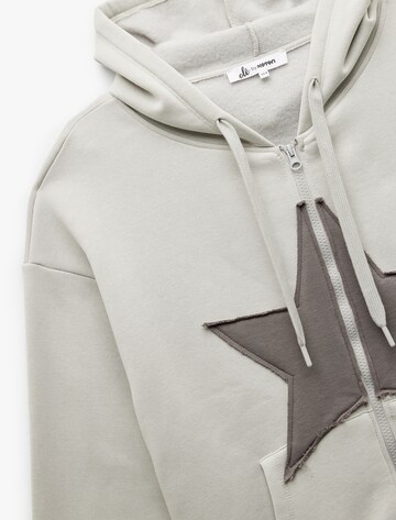 Koton Zip-Up Hoodie in Grey