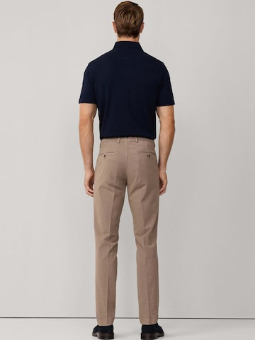 Coupe slim Pantalon chino ' Kensington ' Hackett London en marron