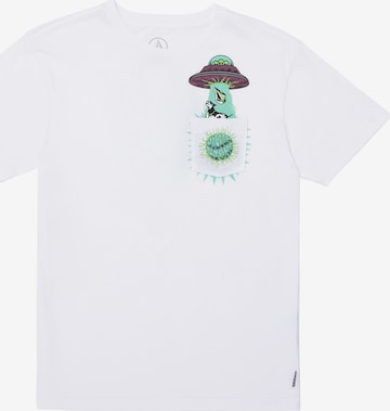 Volcom Shirt 'Udder Space' in Wit: voorkant