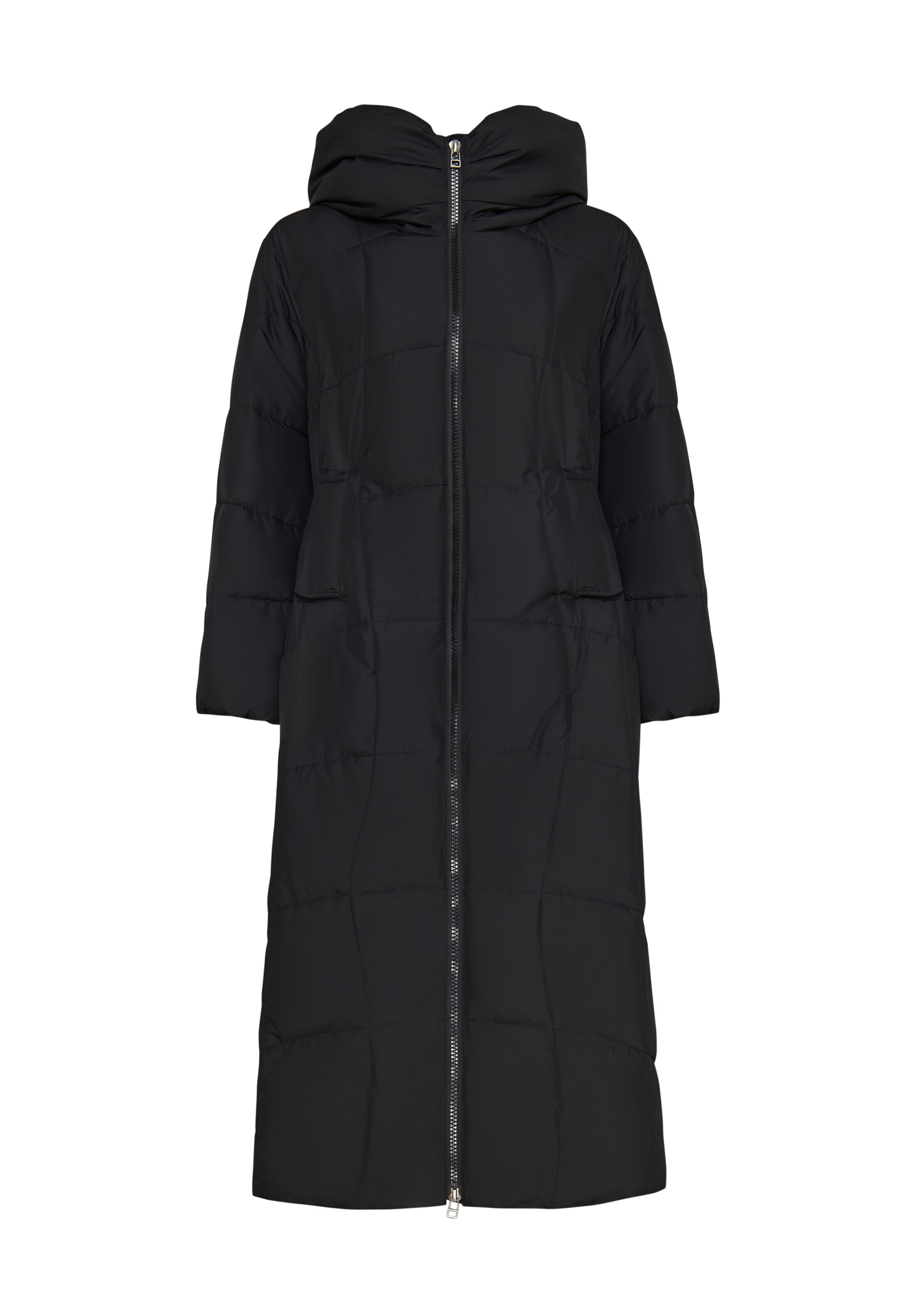 CESARE GASPARI Manteau d’hiver en S en noir, Vue avec produit