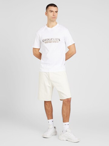 T-Shirt 'GRAND' JACK & JONES en blanc