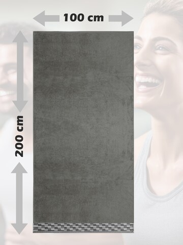 Lashuma Towel 'Lugano' in Grey