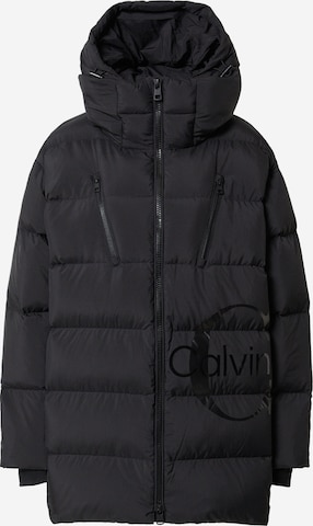 Calvin Klein Jeans Winterjas in Zwart: voorkant