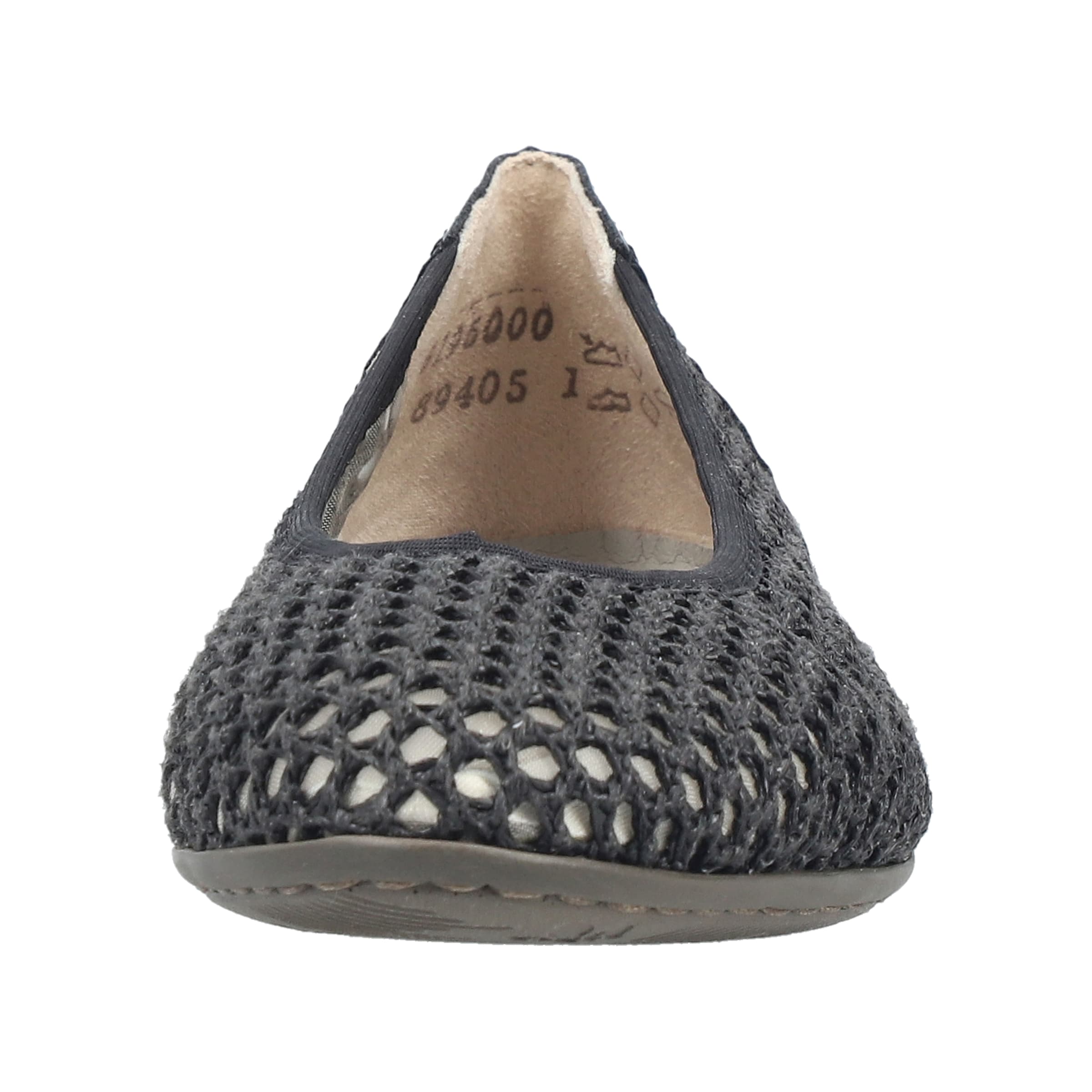 Rieker Ballerina in Schwarz