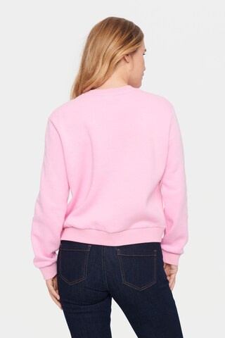 SAINT TROPEZ Sweatshirt 'Dajla' in Roze