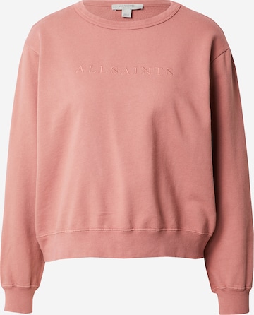 AllSaints - Sweatshirt 'Pippa' em rosa: frente