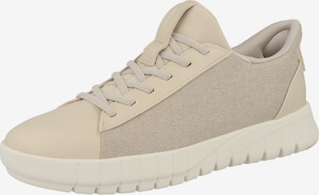 Baskets basses 'Flextride Plus' GEOX en beige : devant