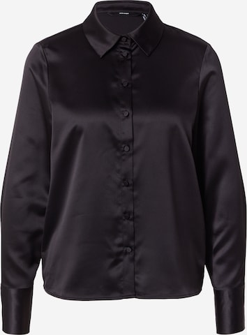 Chemisier 'VMMERLE' VERO MODA en noir : devant
