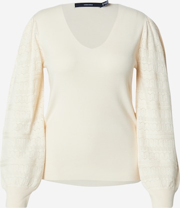 Pulover 'VMCNewlimone' de la Vero Moda Curve pe gri: față