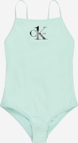 Calvin Klein Swimwear Swimsuit in Blue: front