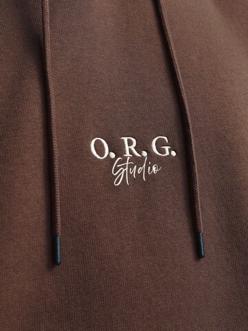 JACK & JONES Sweatshirt in Braun