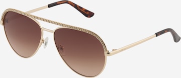 GUESS Sluneční brýle – zlatá: přední strana