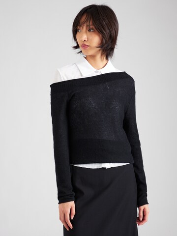 PATRIZIA PEPE Sweater in Black: front