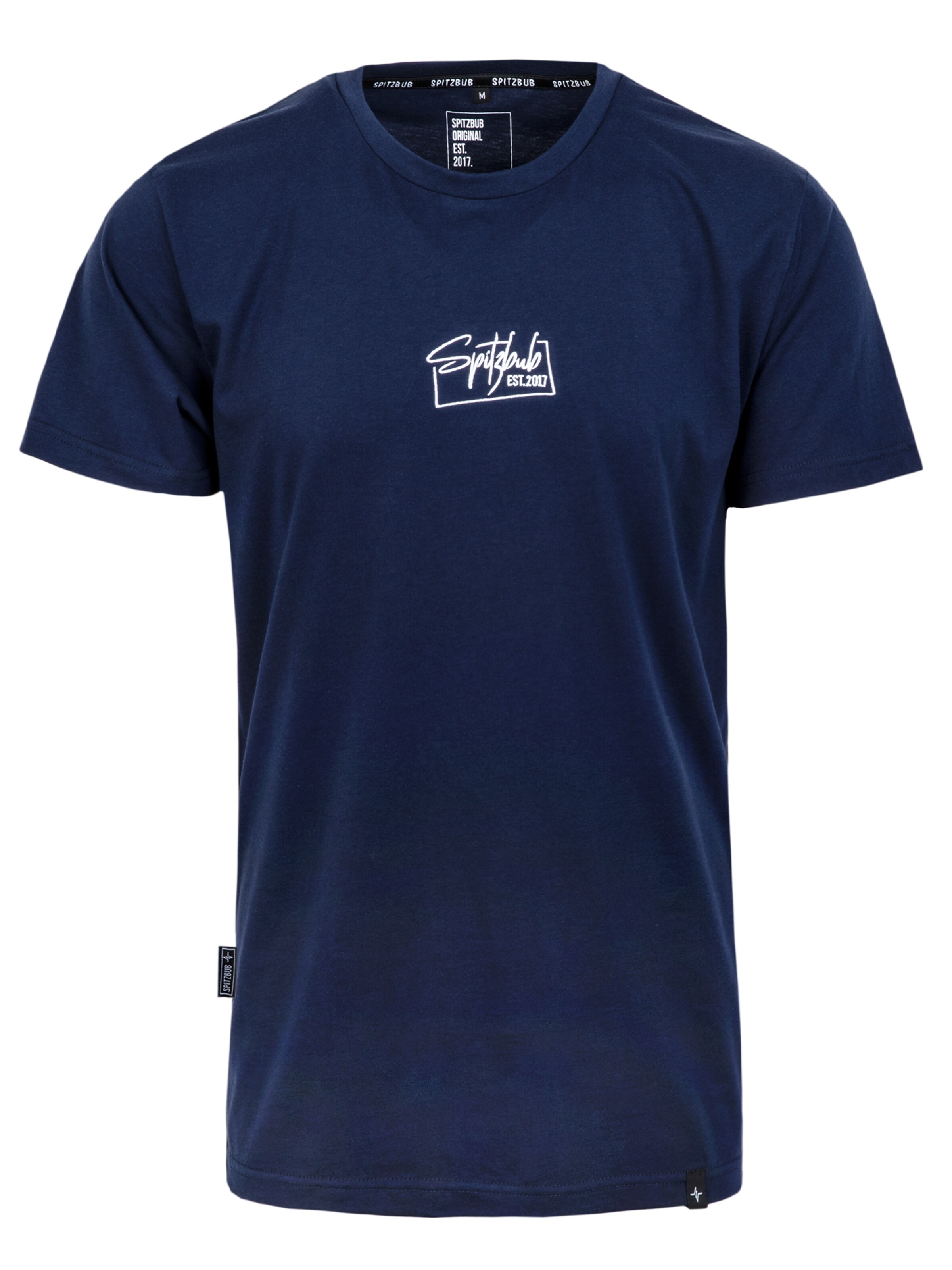 SPITZBUB Shirt 'Dennis' in Blauw: voorkant