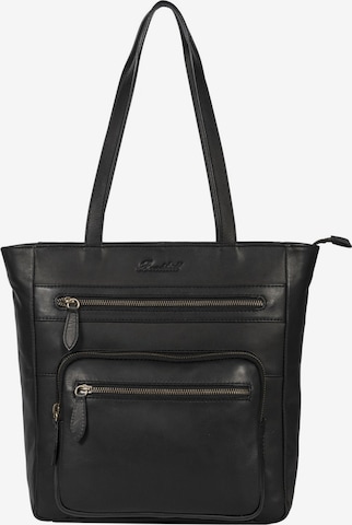 Benthill Schultertasche in Schwarz: Vorderseite