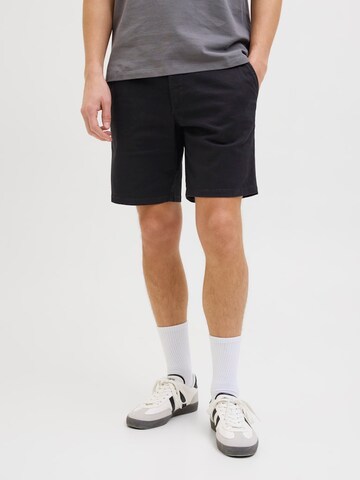 regular Pantaloni chino 'JREBSHARP' di JJ Rebel in nero: frontale