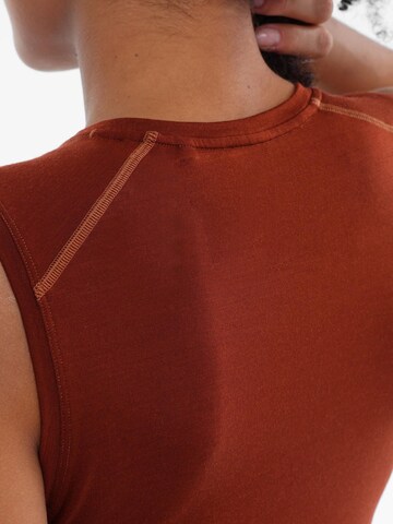 Haut de sport 'Merino Wool Tank Top' Jelenew en marron